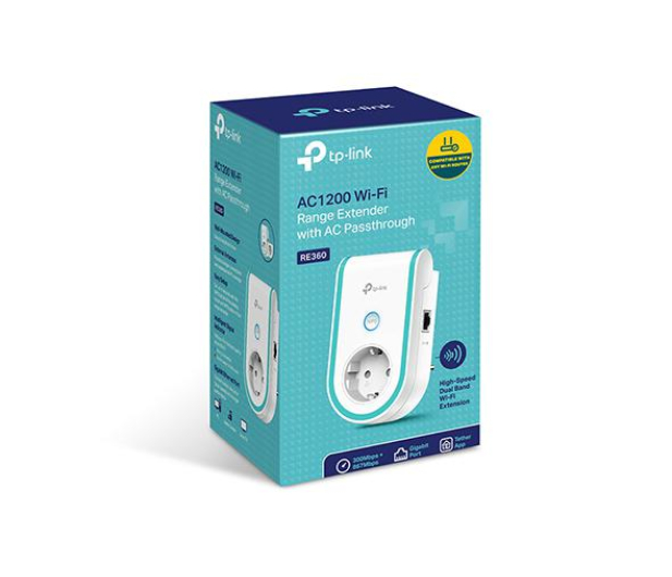 TP-Link RE360 LAN (802.11a/b/g/n/ac 1200Mb) plug repeater - 403929 - zdjęcie 3
